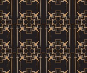 Deco pattern vector
