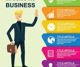 Infographic business vector