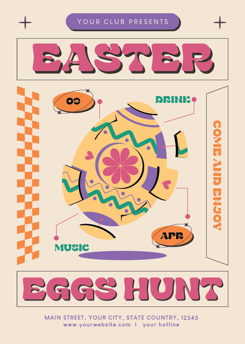 Introduction to easter eggs vector