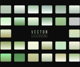 Light green gradient swatches vector