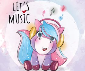Listening to the unicorn vector of music