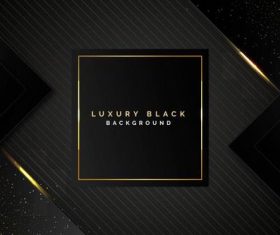 Luxury black background vector