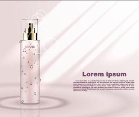 Perfume leaflet vector