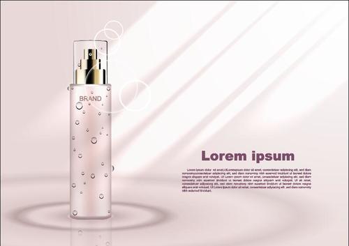 Perfume leaflet vector