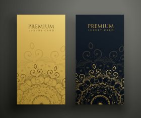 Premium luxury card vector