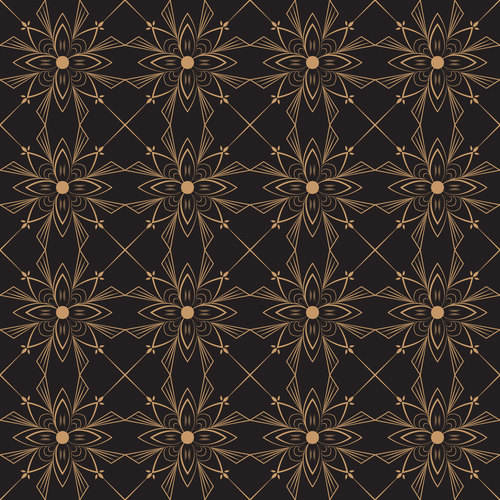 Print graphics art deco pattern vector