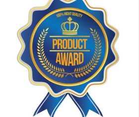 Proruct award badges vector