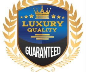 Quality guaranteed badges vector