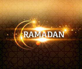 Ramadan font vector