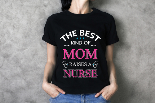 The best kind of mom t-shirt text vector