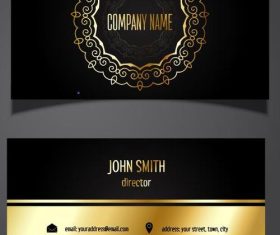 Very great business card vector