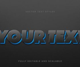 Your vector text effect