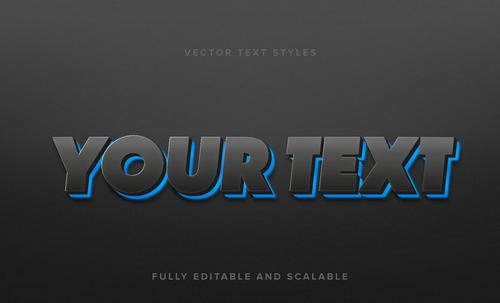 Your vector text effect