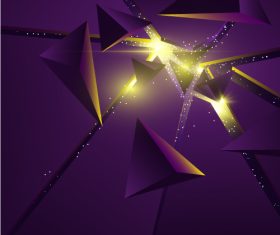 3d geometric abstract background vector