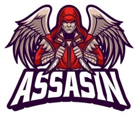 Assasin cartoon vector