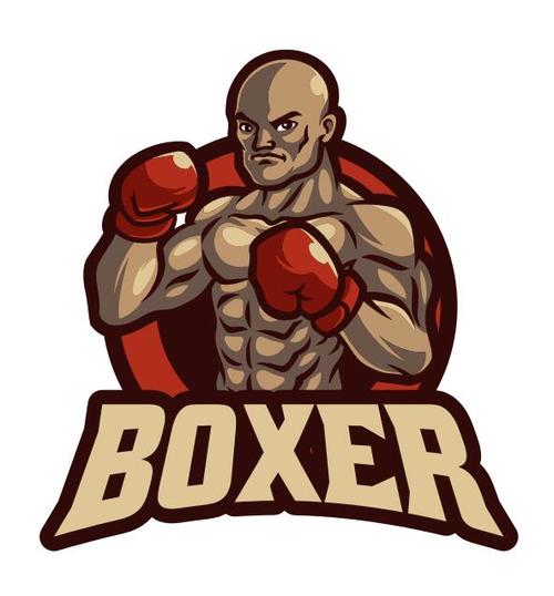 Boxer cartoon vector