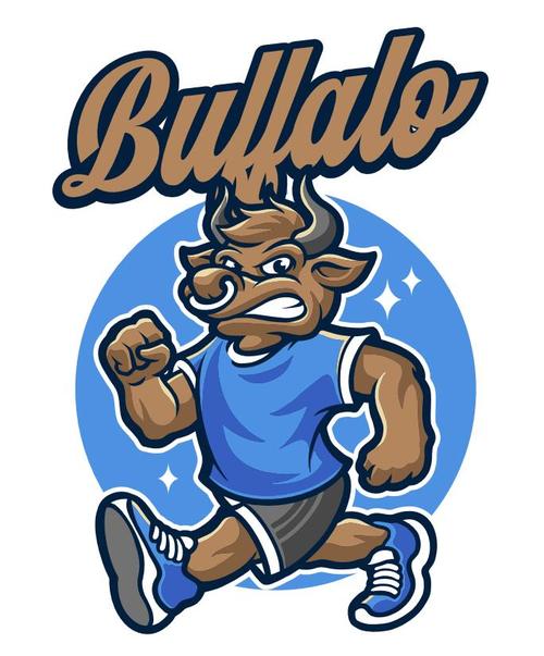 Buffalo runner vector