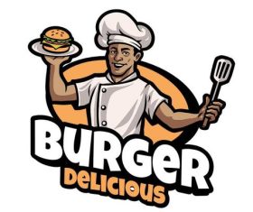 Burger chef character