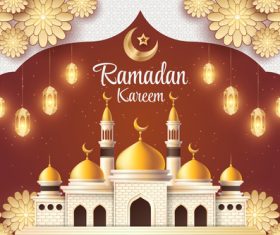 Celebration Ramadan kareem vector