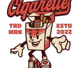 Cigarette case vector