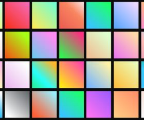 Different color gradient vector