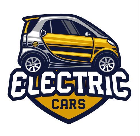 Electric car automotive vector