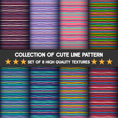 Fine stripe seamless pattern vector