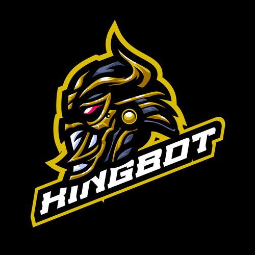 King bot logo vector
