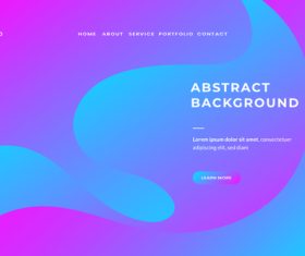Login page abstract background vector