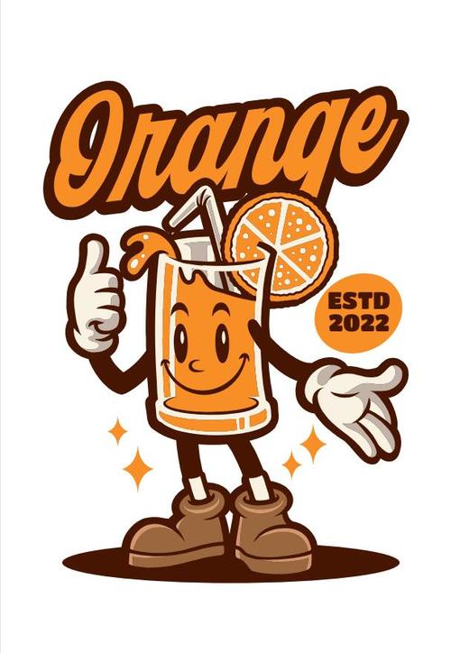 Orange Juice vector