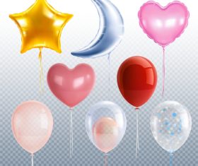 Party balloons vector