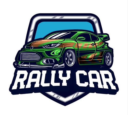 Rally car vector