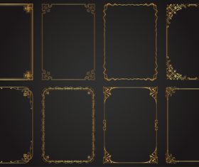 Rectangular block frame vector