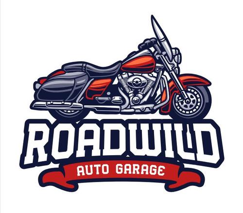 Roadwild motorcycle automotive vector