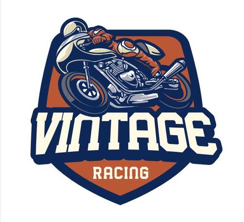 Vintage cafe racer vector