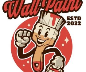 Wall paint vector