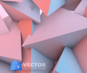 Abstract diamond geometry background vector