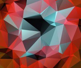 Abstract geometry background vector diamond
