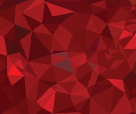 Abstract red diamond block background vector
