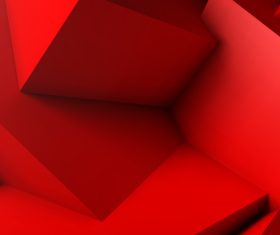 Abstract red geometric background vector