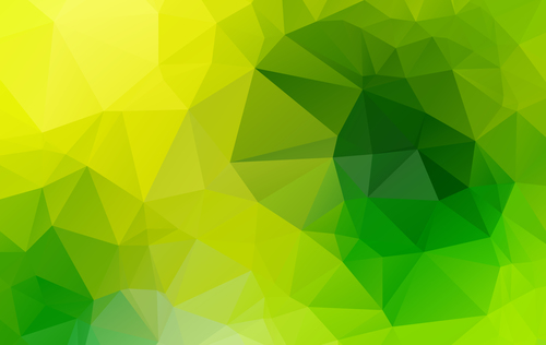Abstract vector of green geometric gradient background