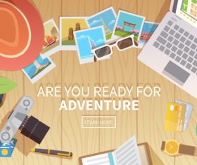 Are you ready for adventure vector