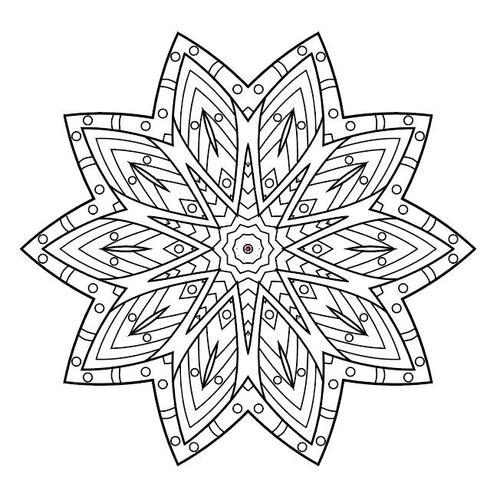 Art mandala pattern vector