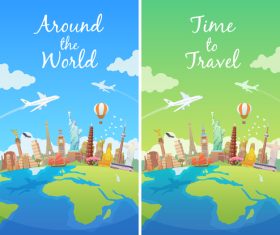 Banner travel time vector