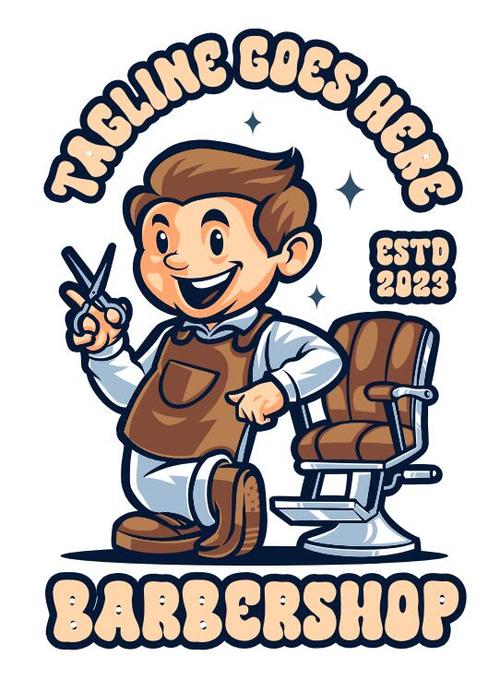 Barbershop Cartoon Vector Free Download   Barbershop Cartoon Vector 