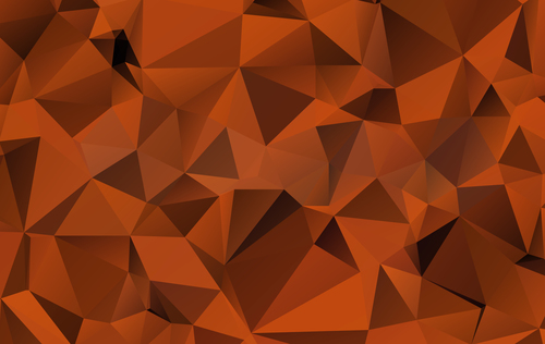 Brown abstract geometric background vector