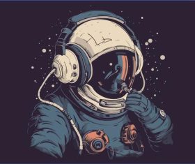 Call Astronauts vector