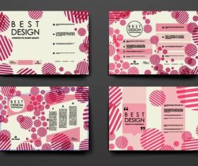 Card cover design vector