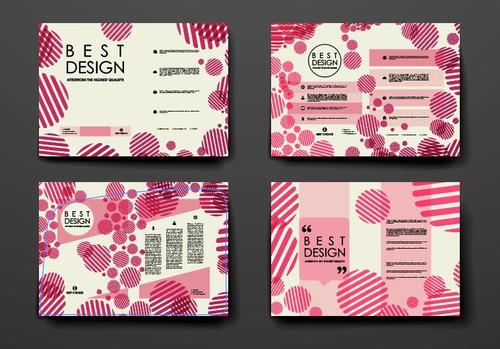 Card cover design vector