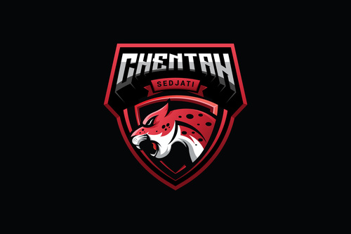 Cheetah icon vector